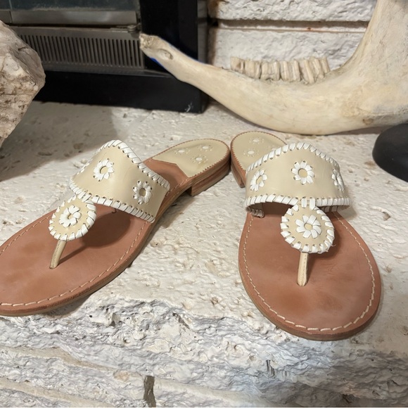 Cream Sandals - Picture 2 of 3